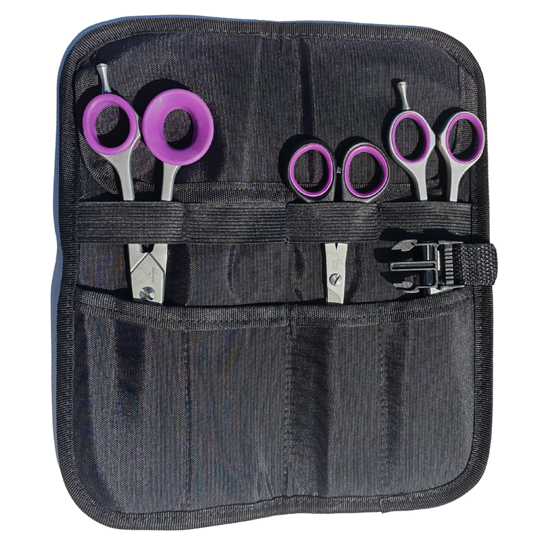 Roseline 3 Piece Scissor Set with Wrap Case