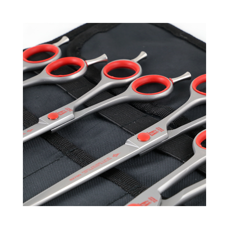 Roseline 4 Piece Scissor Set - Red