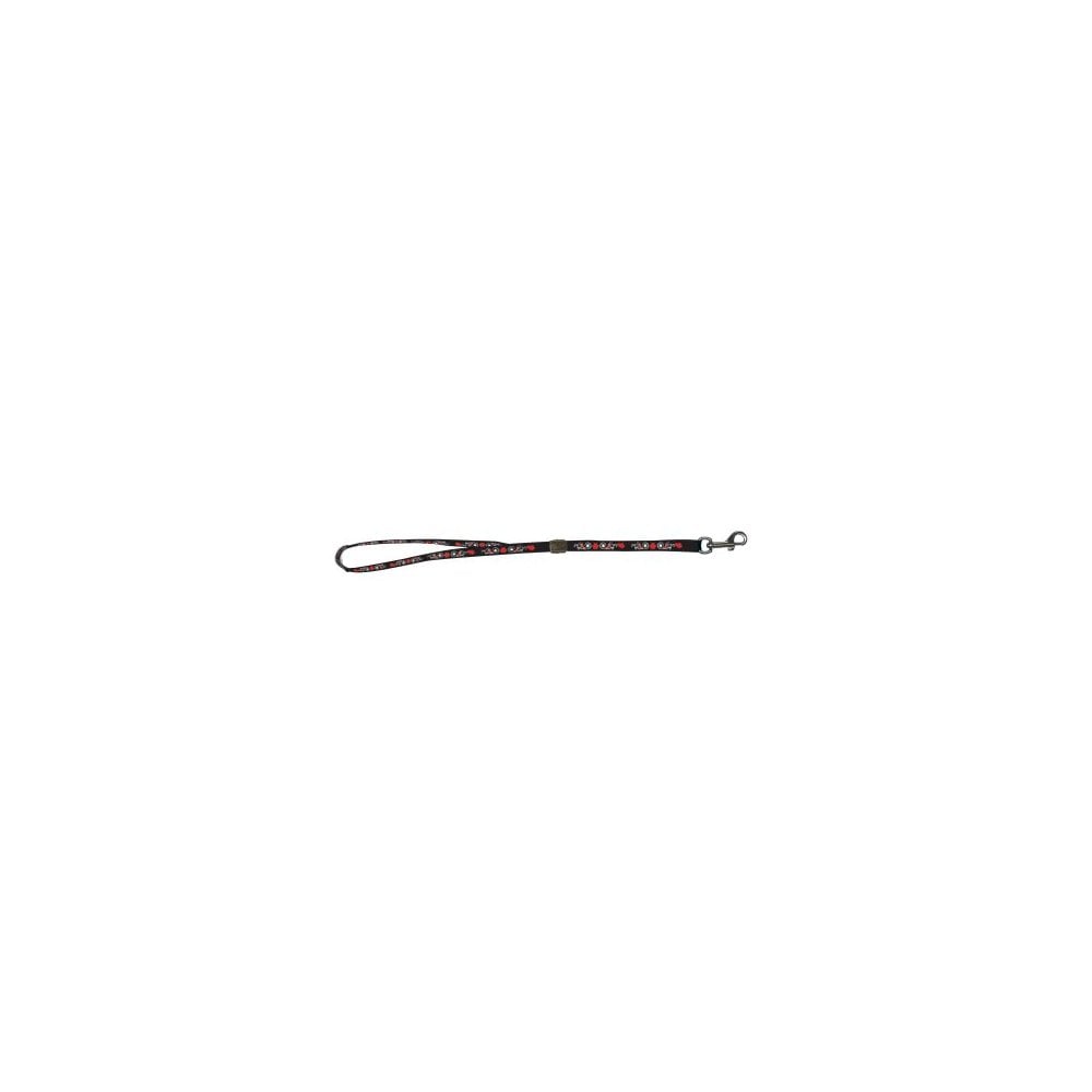 Show Tech Grooming Noose with Paw Print-Black