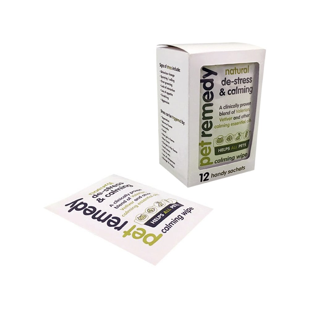 Pet Remedy Calming Wipes - 12 Pack