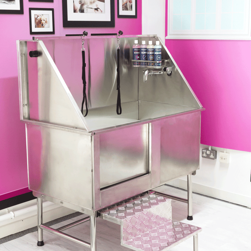 Easy Step Static Stainless Steel Bath