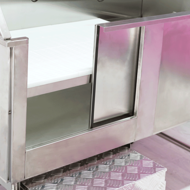 Easy Step Static Stainless Steel Bath