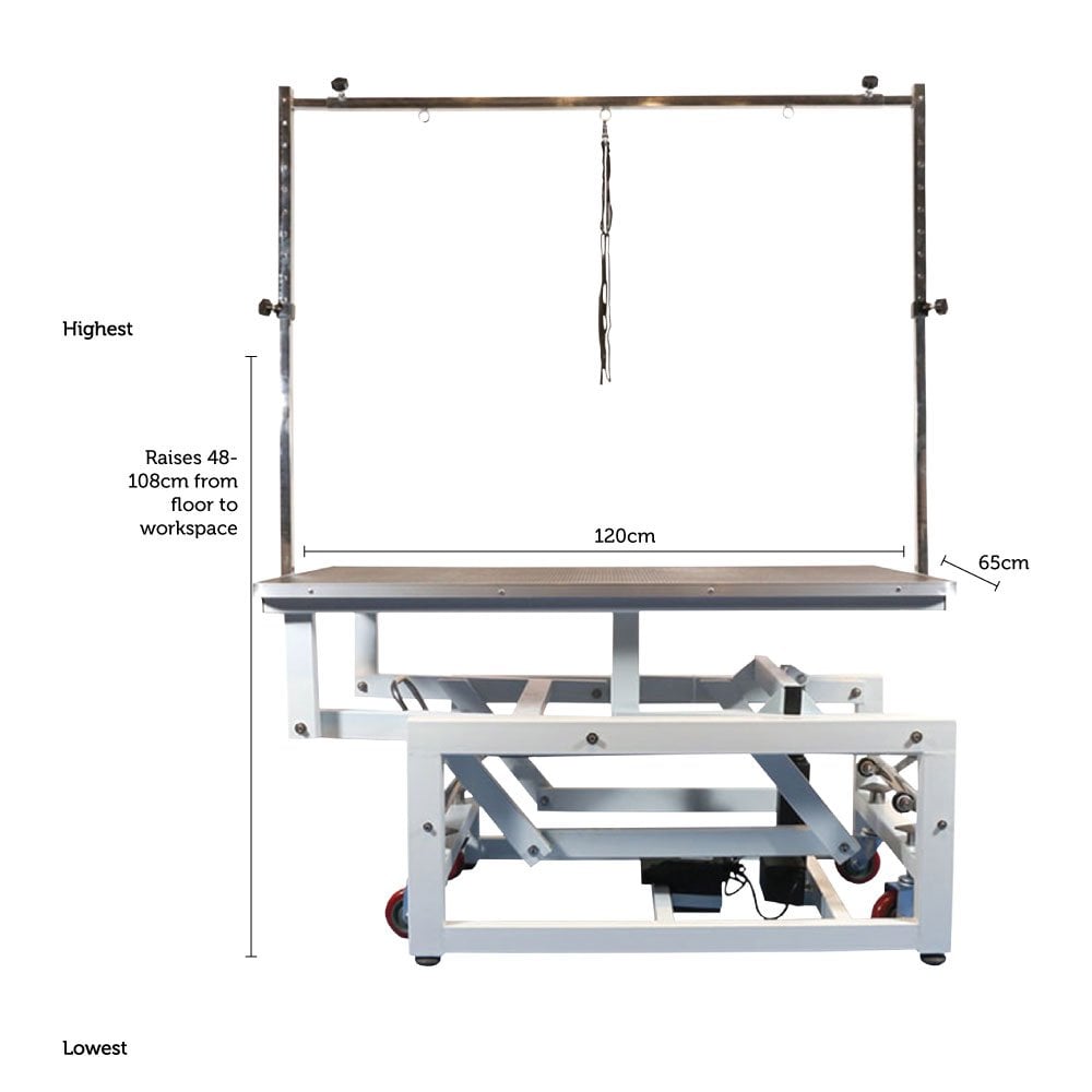 Titan Extreme Electric Table - Blue Table Top