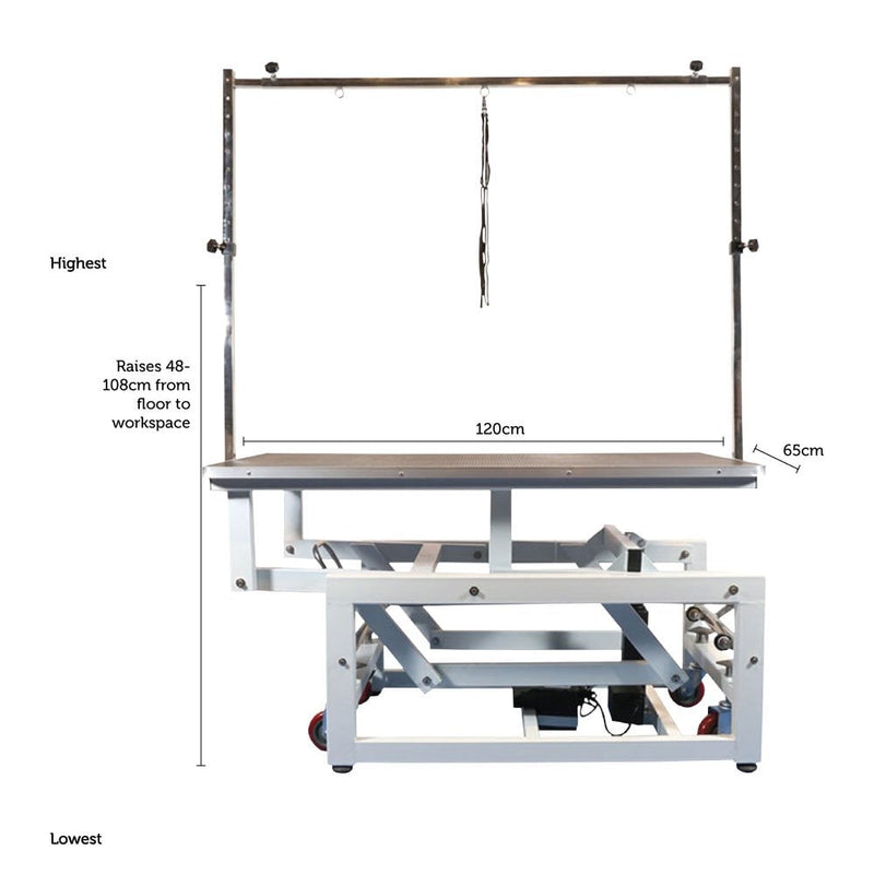Titan Extreme Electric Table - Blue Table Top