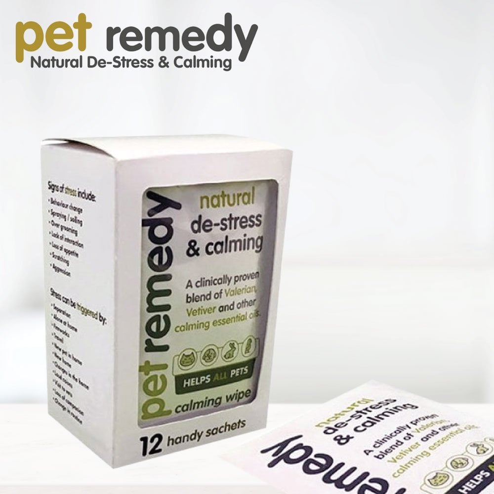 Pet Remedy Calming Wipes - 12 Pack