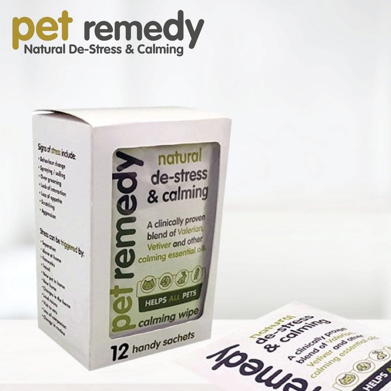 Pet Remedy Calming Wipes - 12 Pack