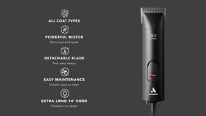 Andis AGC2 2-Speed Brushless Clipper - Black