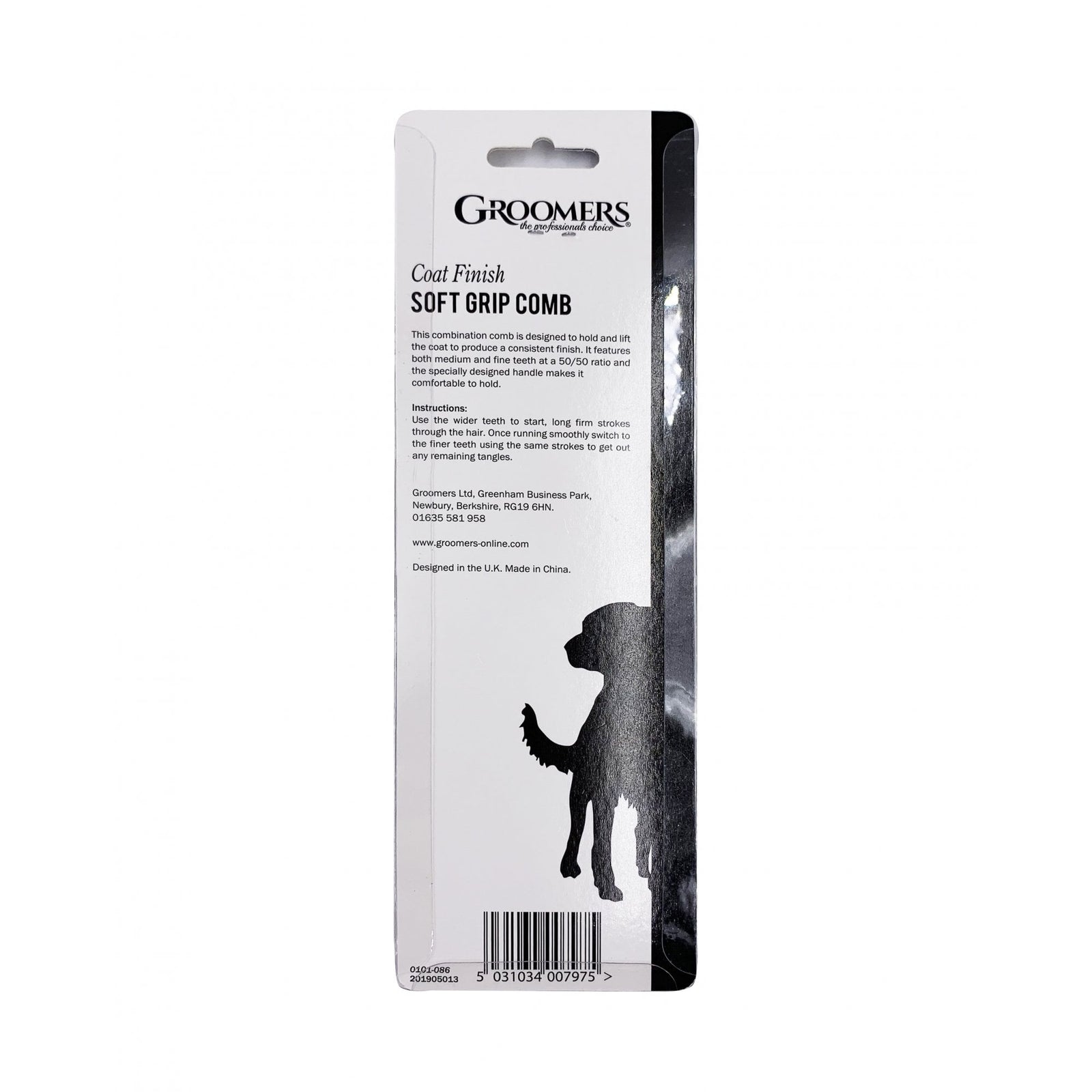 Groomers Soft Grip Comb