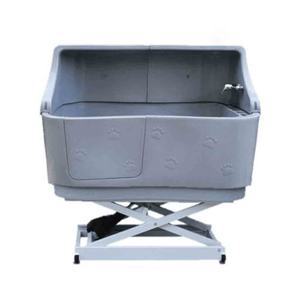 Groomers Neptune Electric Bath with Splashback - Grey