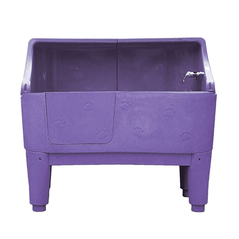 Groomers Neptune Static Bath with Splashback - Purple