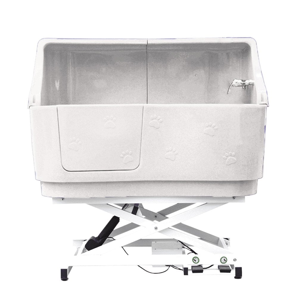 Groomers Neptune Electric Bath with Splashback - Cream