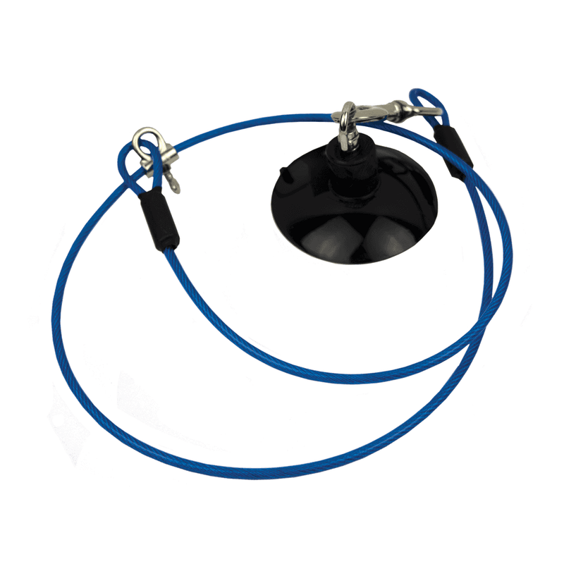 Groom-X Bath Choker (Suction cup and restraint lead)