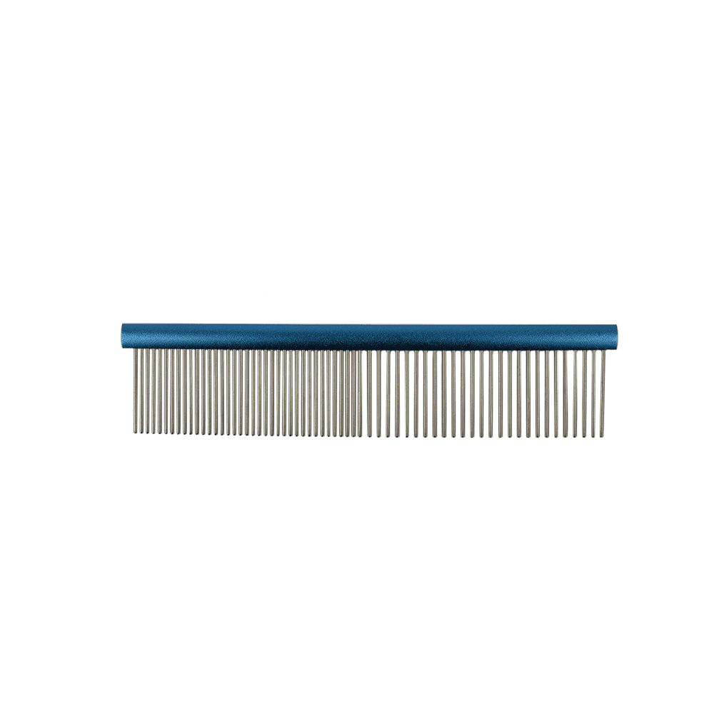 Groomers Combination Comb 19cm Dark Blue