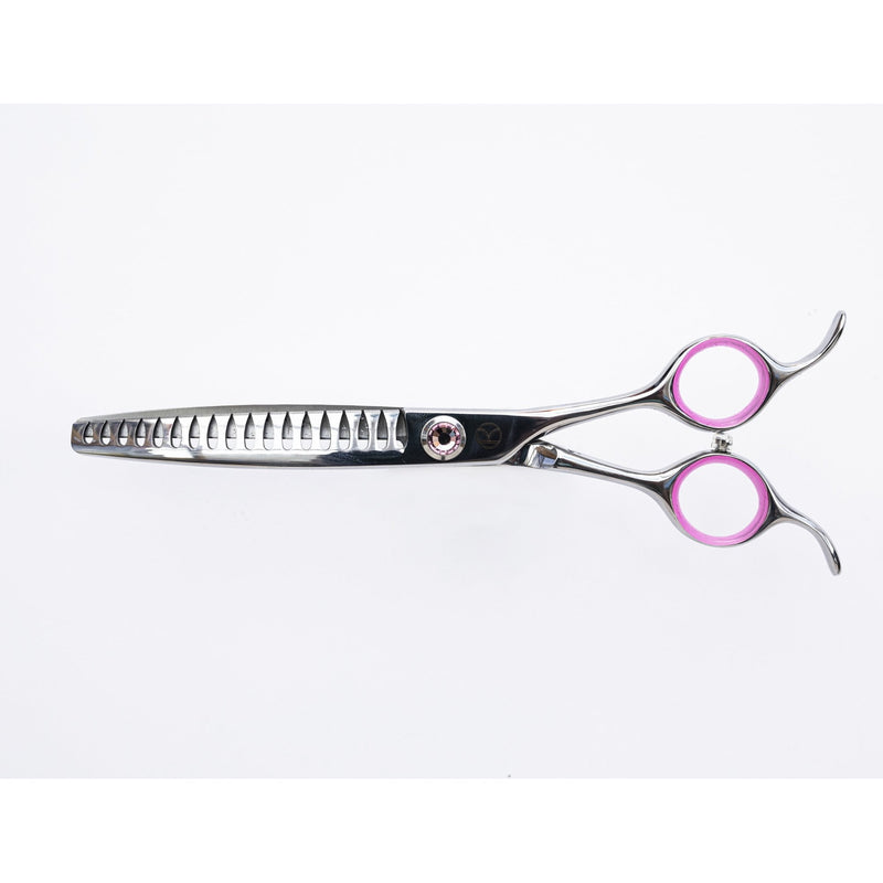 Kanpeki Curved Pink 3 Piece Scissor Set with Case