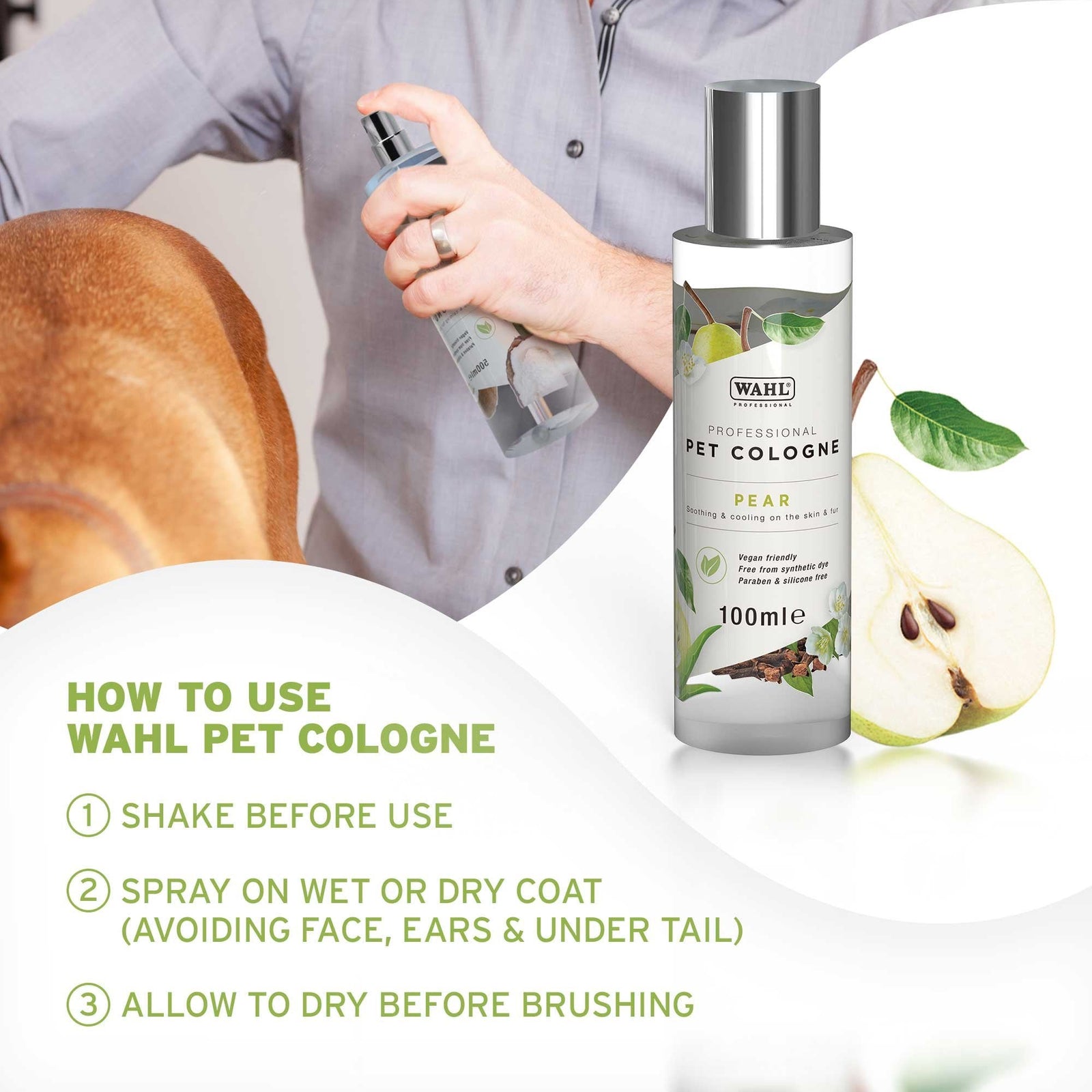 Wahl Professional Pet Cologne â€“ Pear