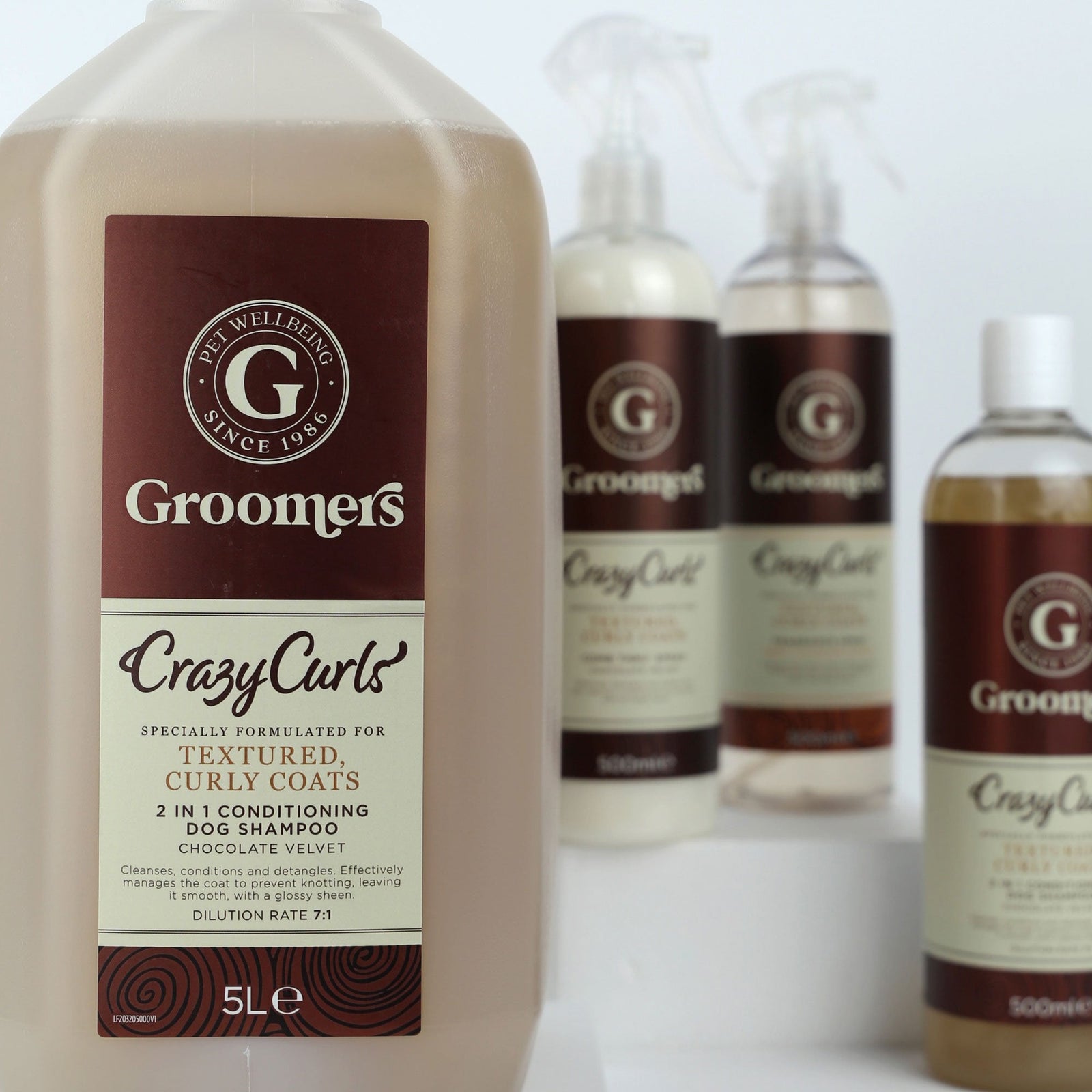 Groomers Crazy Curls 2 in 1 Conditioning Shampoo