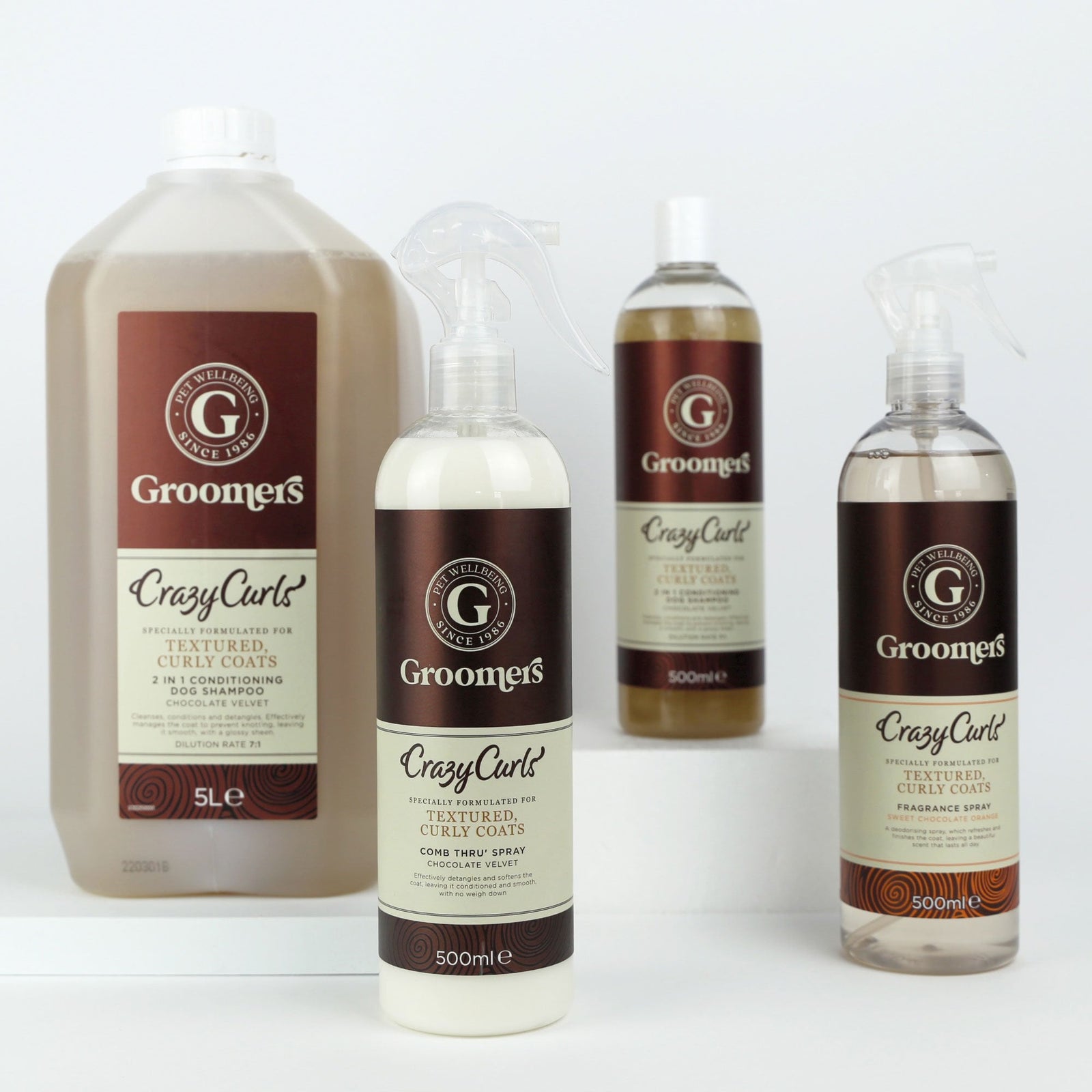 Groomers Crazy Curls 2 in 1 Conditioning Shampoo