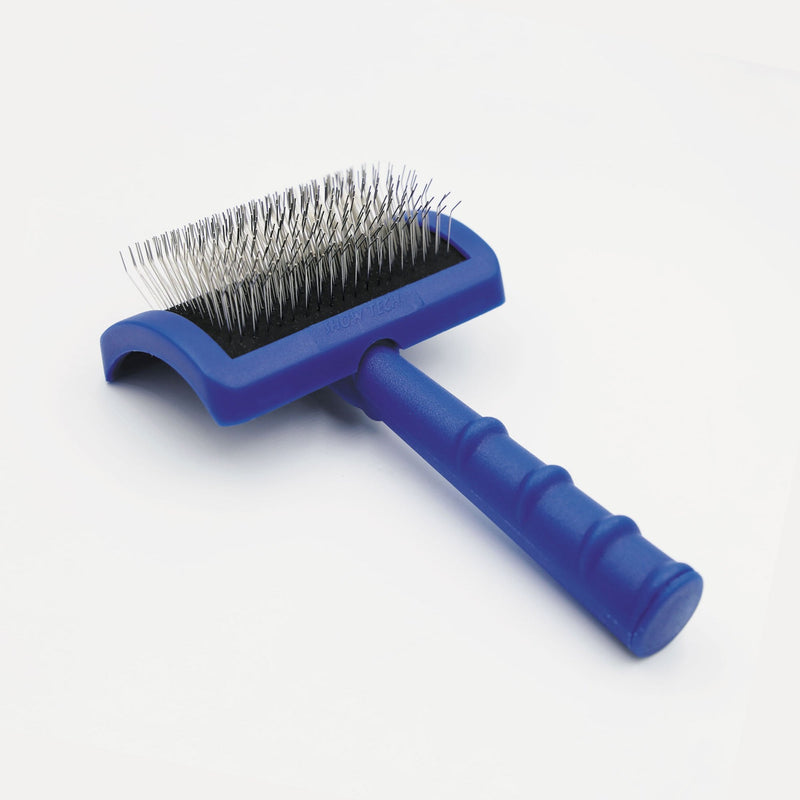 Show Tech Tuffer than Tangles Long Firm Pin Medium Slicker Brush