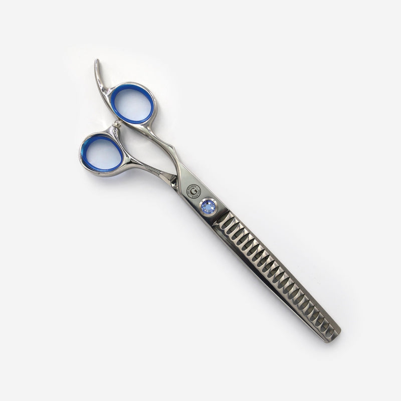 Groomers Topaz 7" Left-Handed 23T Chunker Scissors