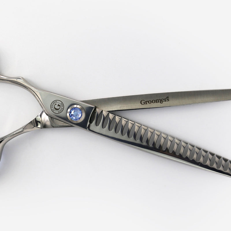 Groomers Topaz 7" Left-Handed 23T Chunker Scissors