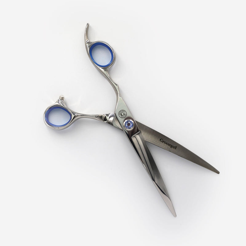 Groomers Topaz 7" Left-Handed Curved Scissors