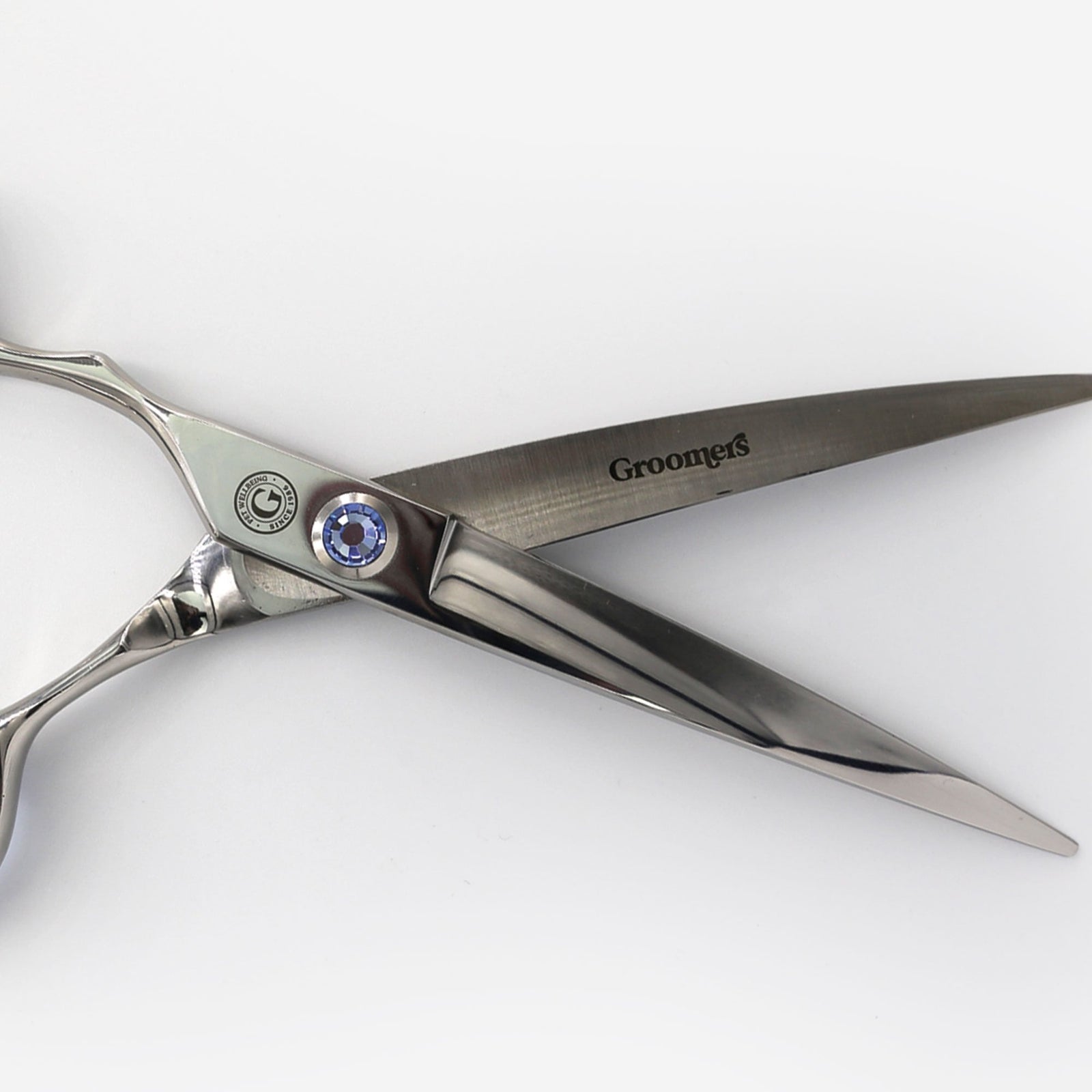 Groomers Topaz 7" Left-Handed Curved Scissors