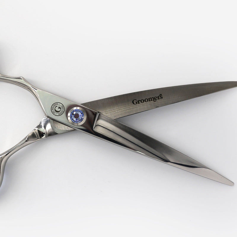 Groomers Topaz 7" Left-Handed Curved Scissors