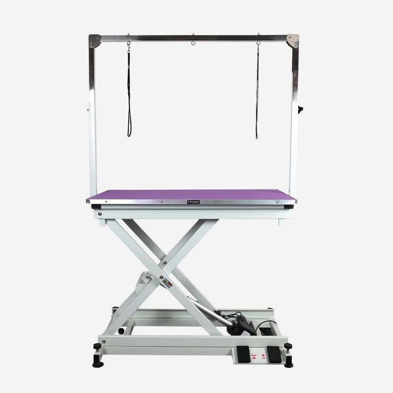 Groomers Metro II Extreme Standard Electric Table - White Frame