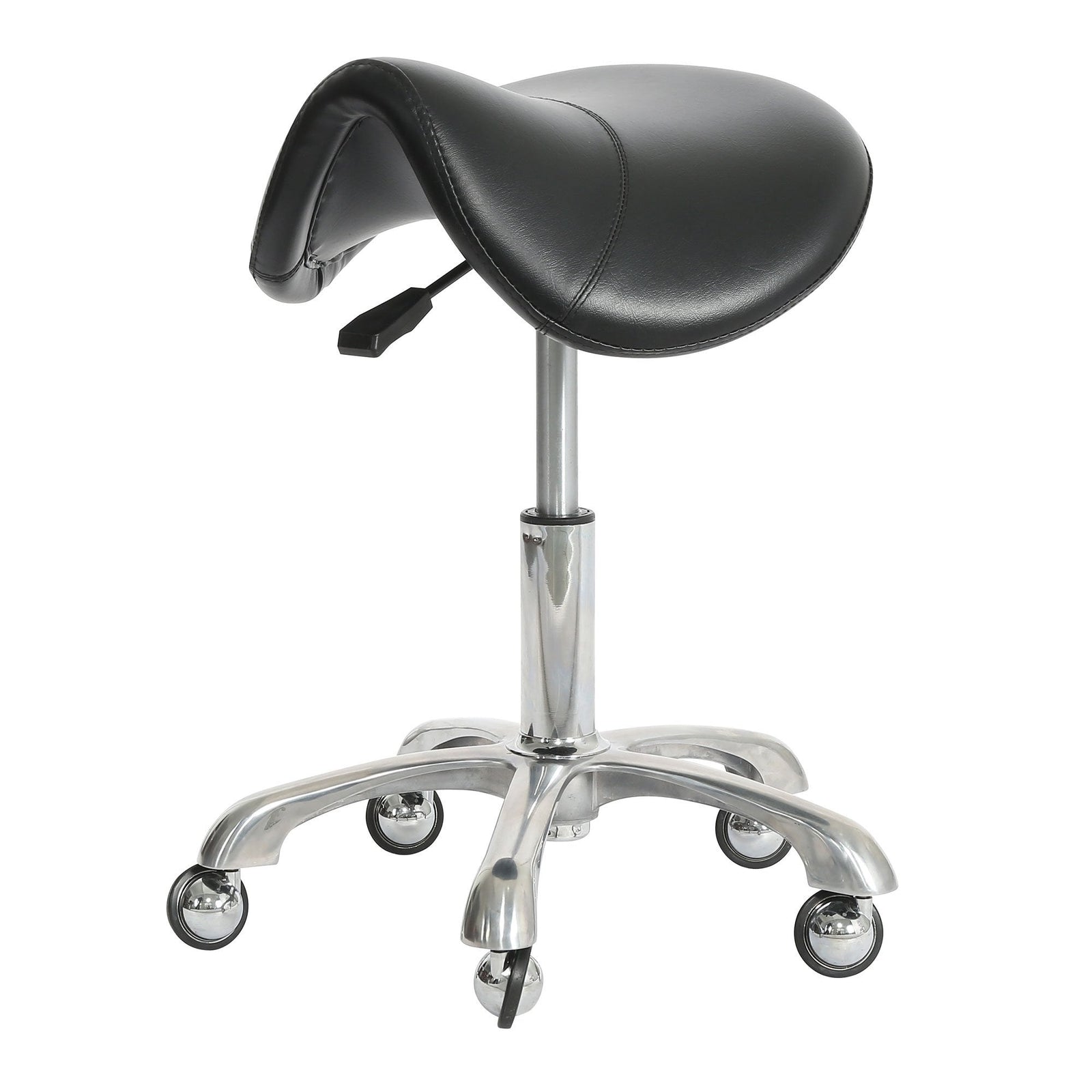 Groomers Black Saddle Stool