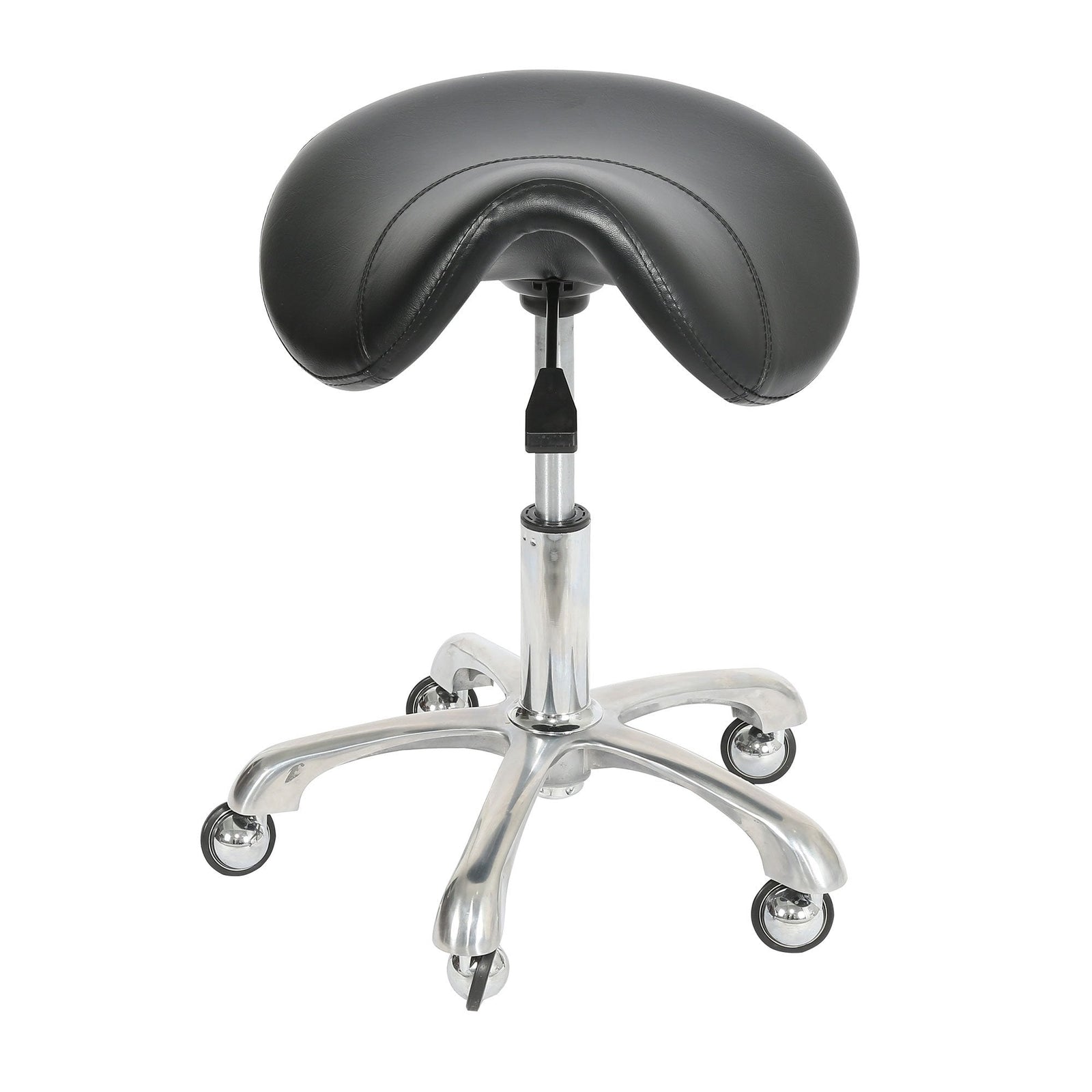 Groomers Black Saddle Stool
