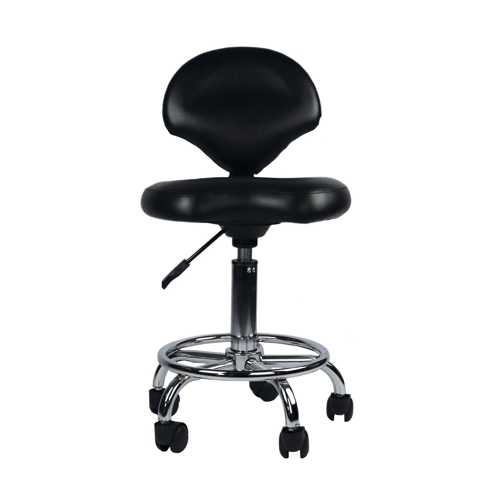Groomers Black Stool with Back Rest