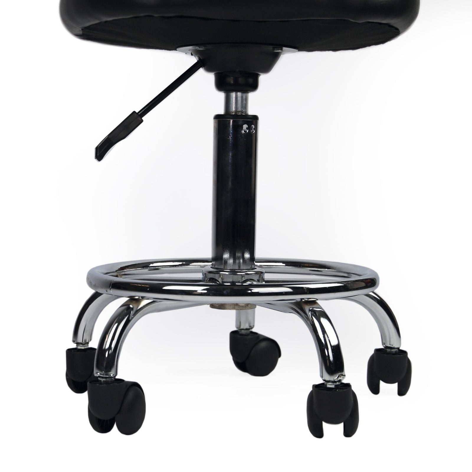 Groomers Black Stool with Back Rest