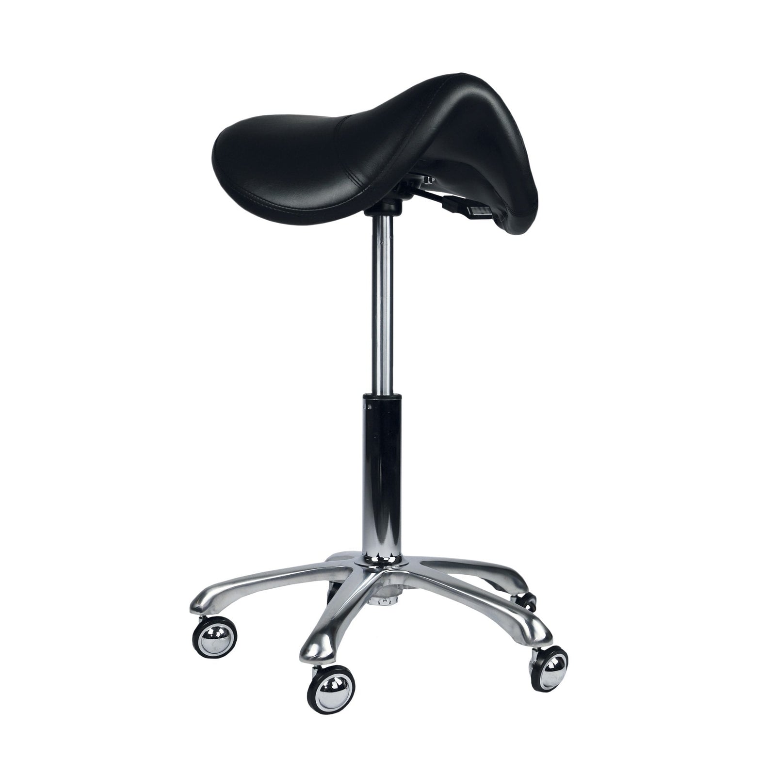 Groomers Black Saddle Stool