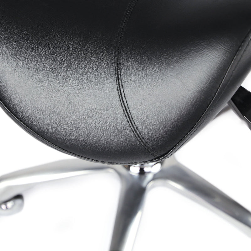 Groomers Black Saddle Stool