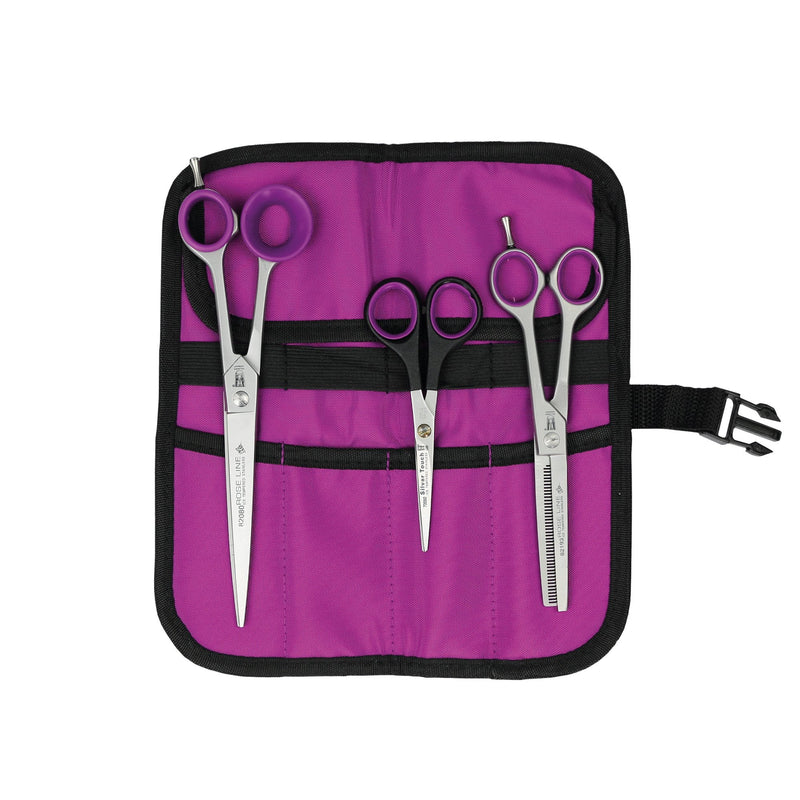 Roseline 3 Piece Scissor Set with Wrap Case