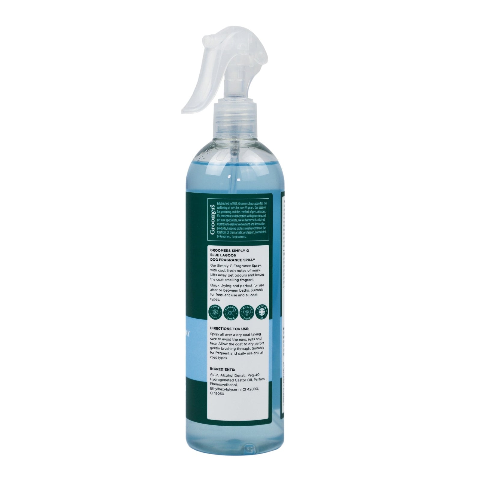 Groomers Simply G Blue Lagoon Fragrance Spray