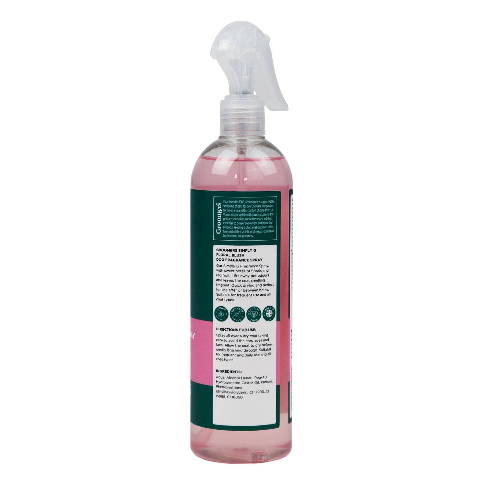 Groomers Simply G Floral Blush Fragrance Spray