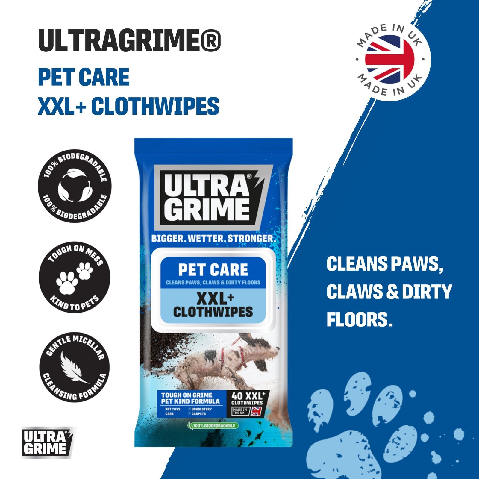 UltraGrime Life Pet Care Clothwipes