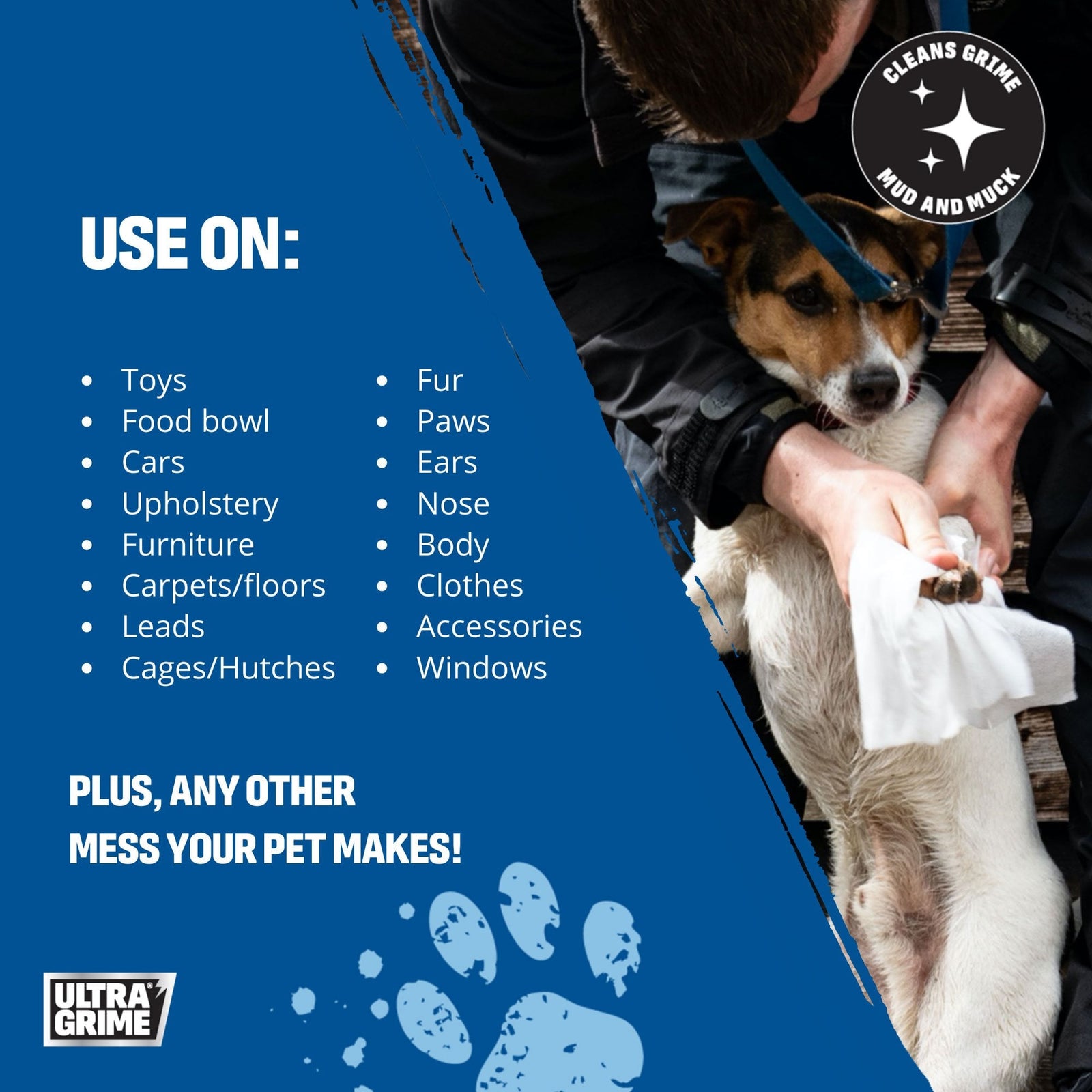 UltraGrime Life Pet Care Clothwipes