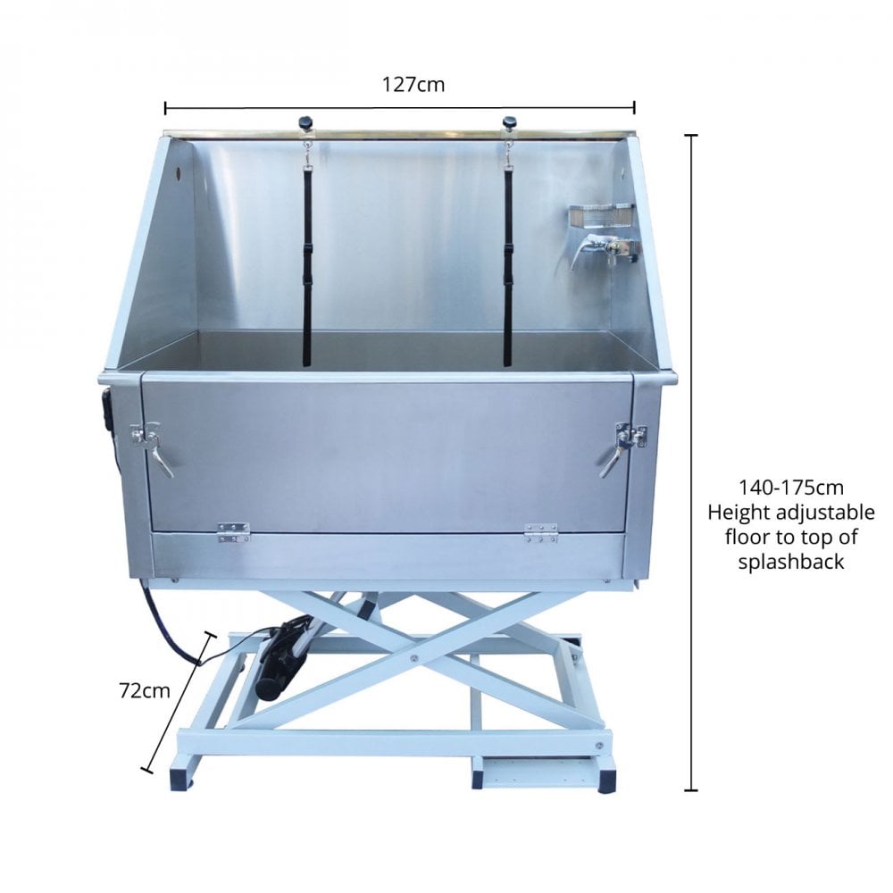 Mercury Electric Stainless Steel Bath