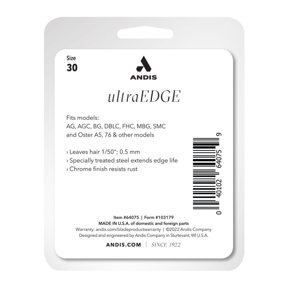 Andis #30 UltraEdge Detachable Blade