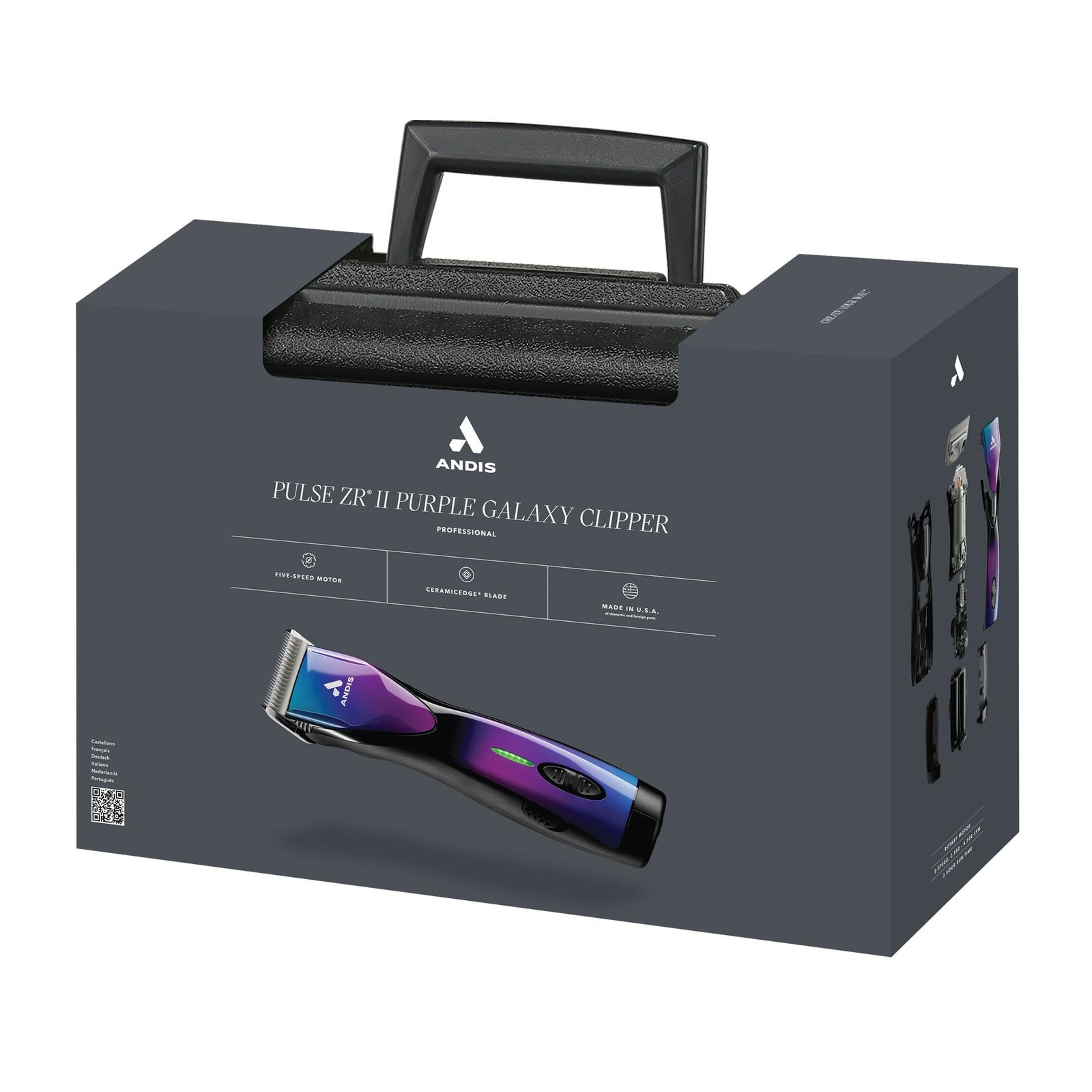 Andis Pulse ZR II - Purple Galaxy Cordless Clipper