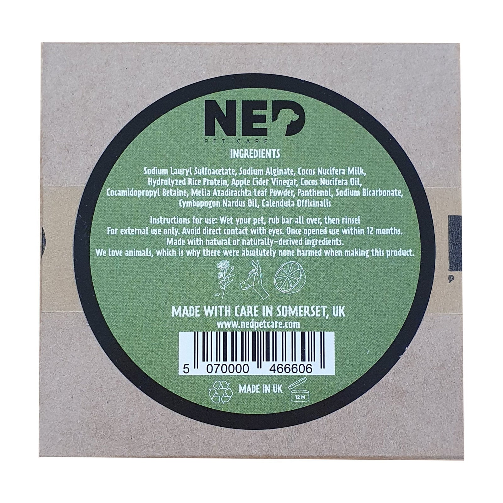 NED Pet Care Explorer Pet Shampoo Bar