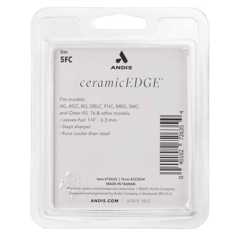 Andis #5FC CeramicEdge Detachable Blade