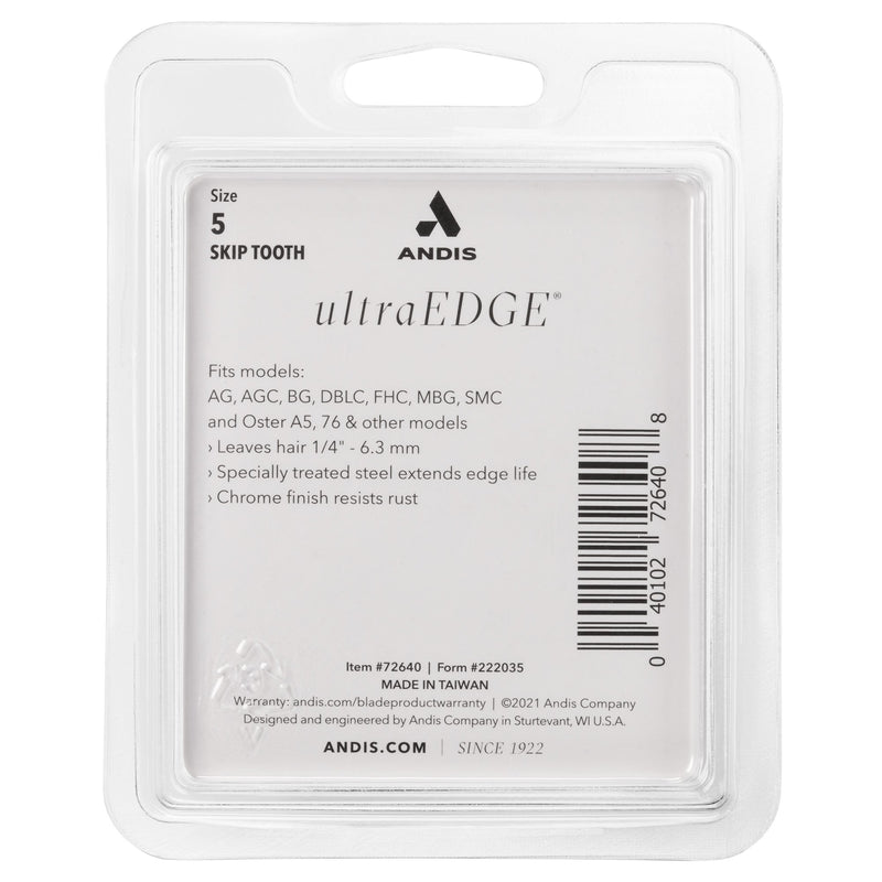 Andis #5 Skip Tooth UltraEdge Detachable Blade