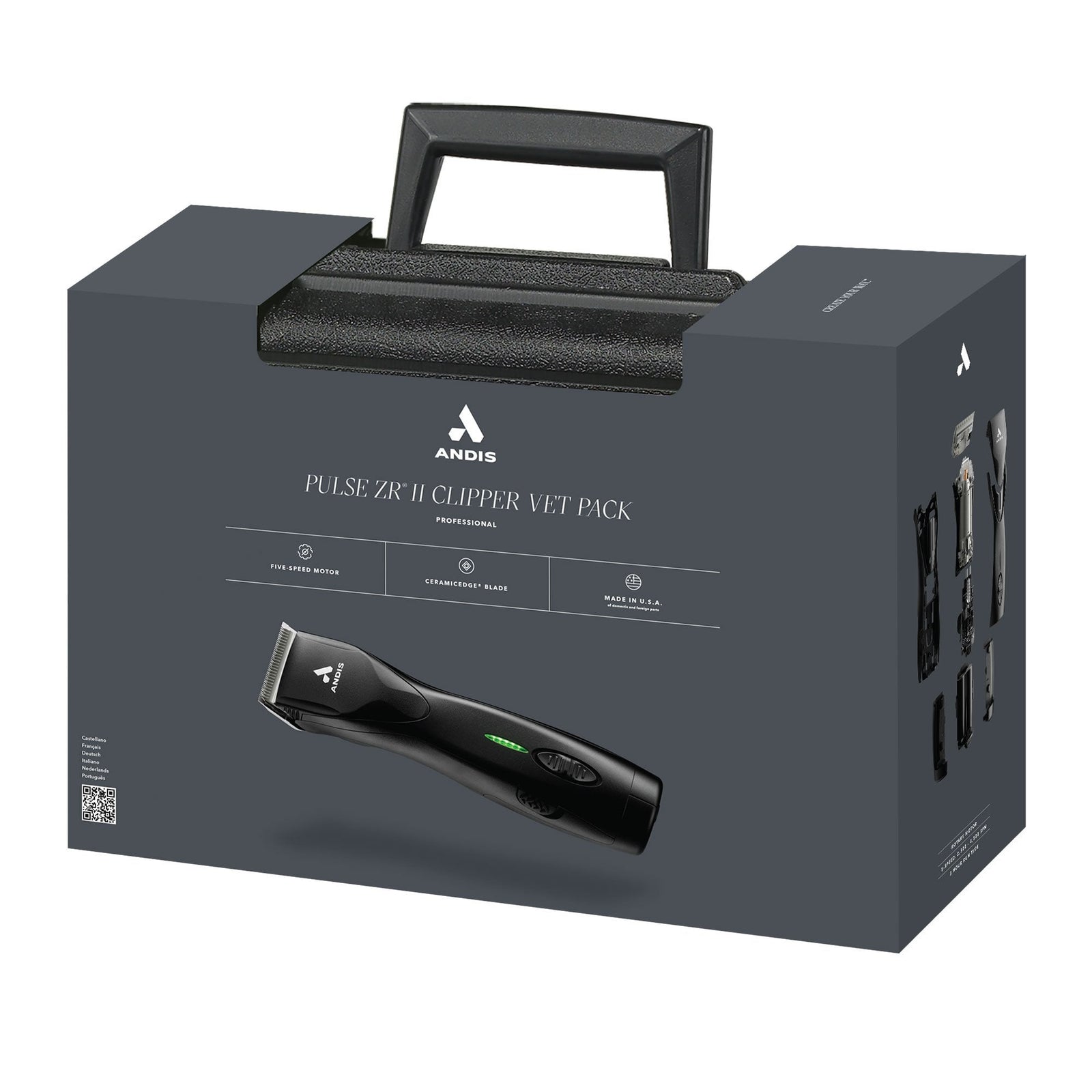 Andis Pulse ZR II Detachable Blade Clipper Vet Pack