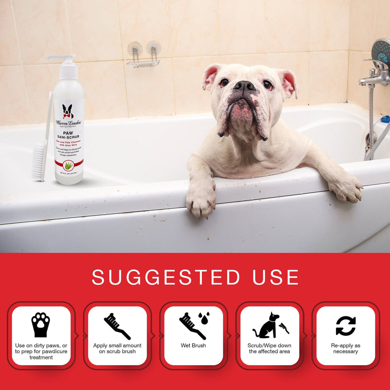 Warren London Paw Sani-Scrub & Brush 237ml