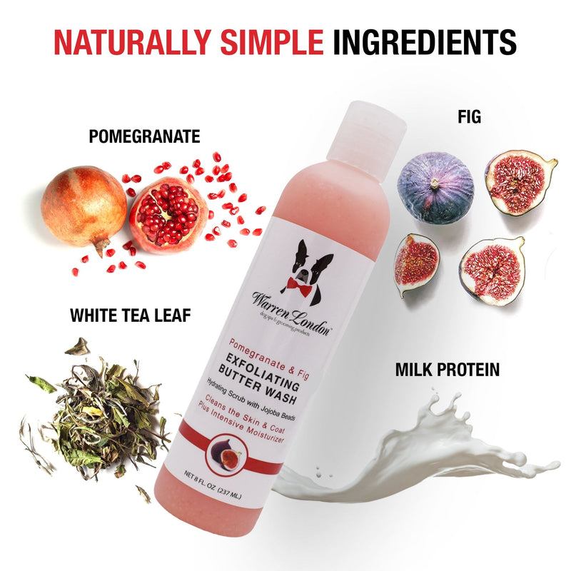 Warren London Exfoliating Butter Wash 237ml - Pomegranate & Fig