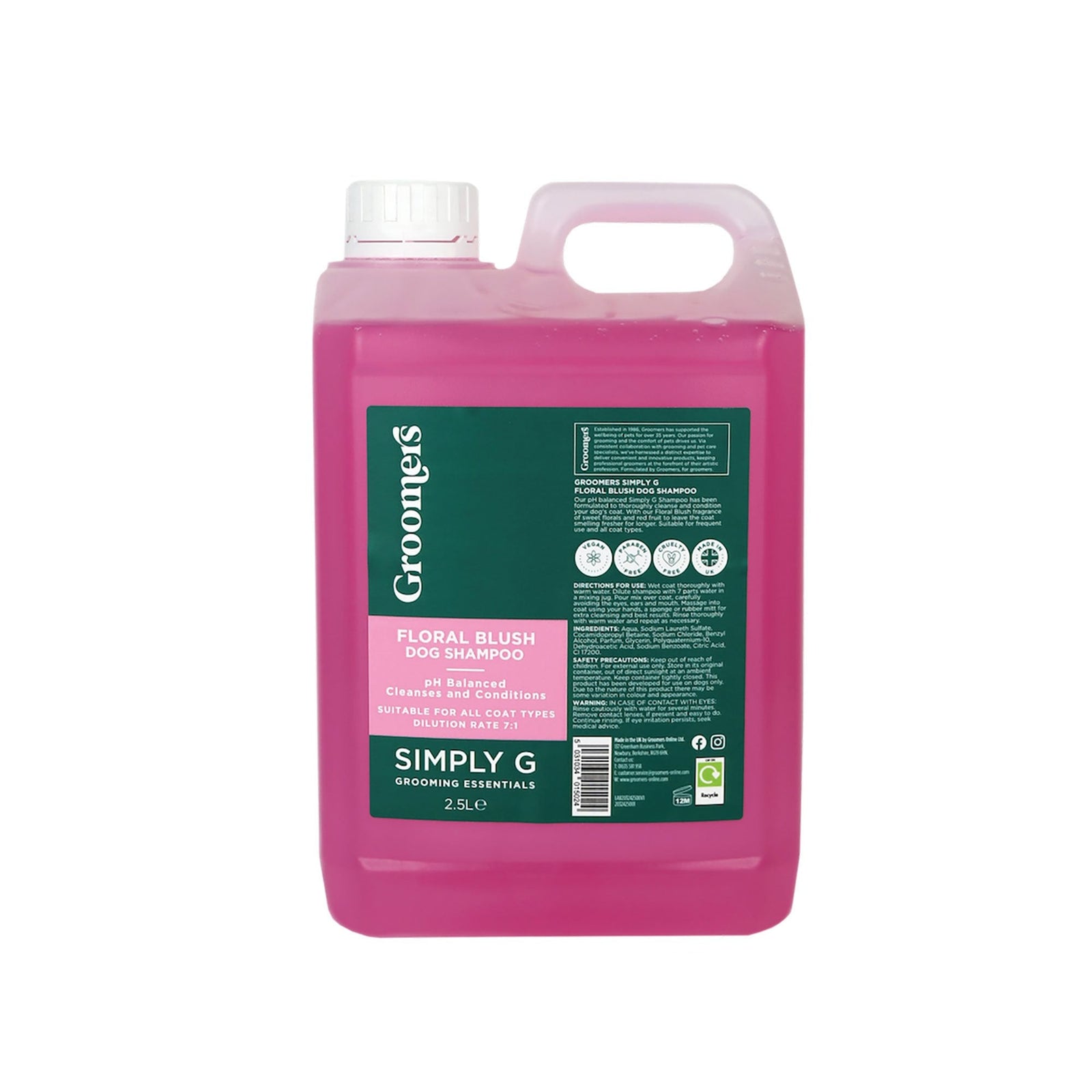 Groomers Simply G Floral Blush Shampoo