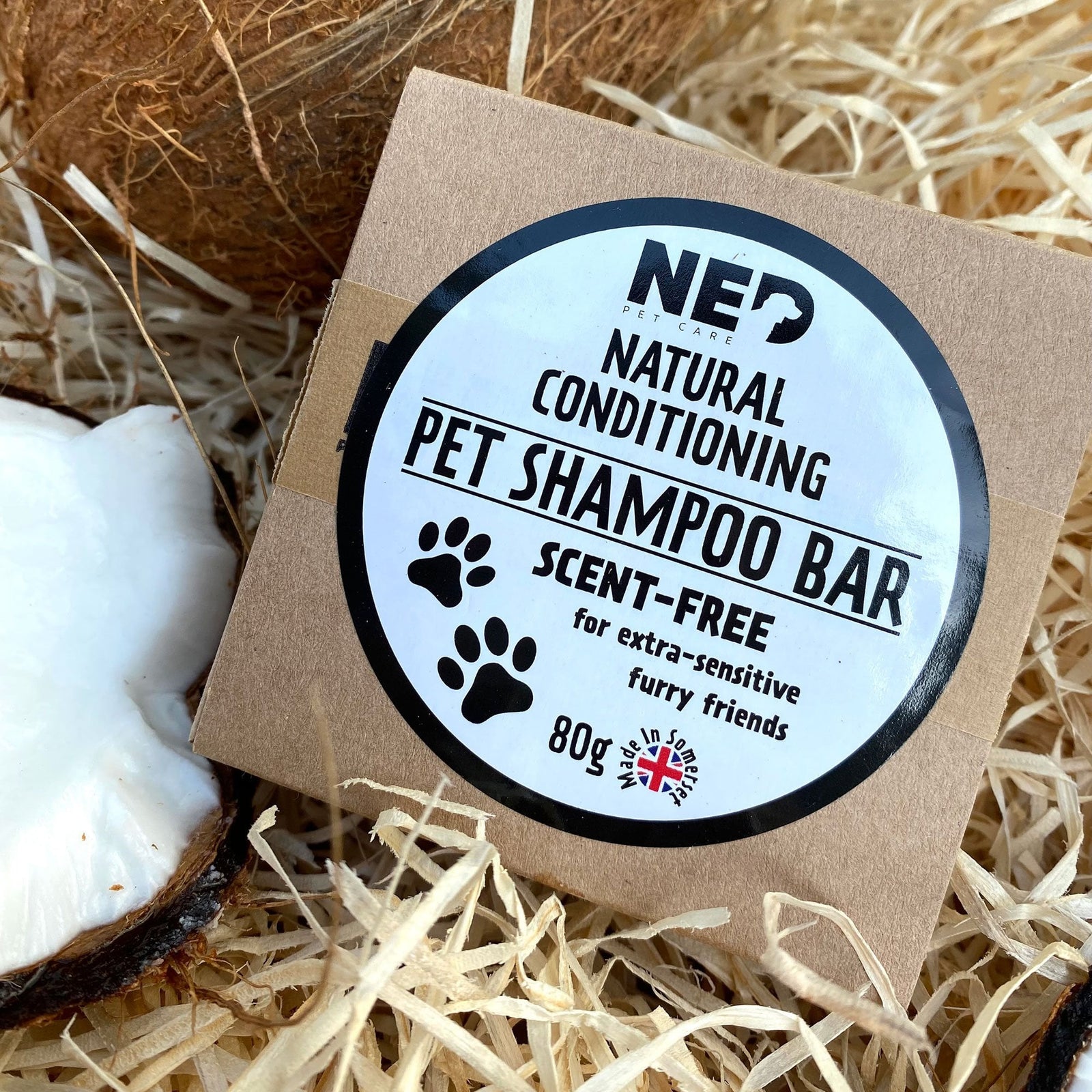 NED Pet Care Scent-Free Pet Shampoo Bar